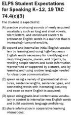 ELPS-LIAG student expectations example graphic